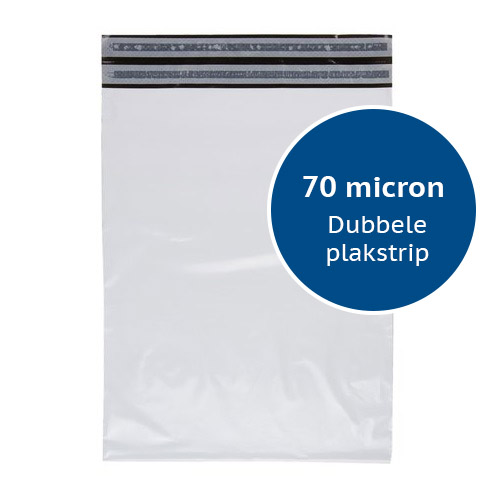 Verzendzak (XL) 500 x 700 mm - Retourstrip - Per 100 stuks